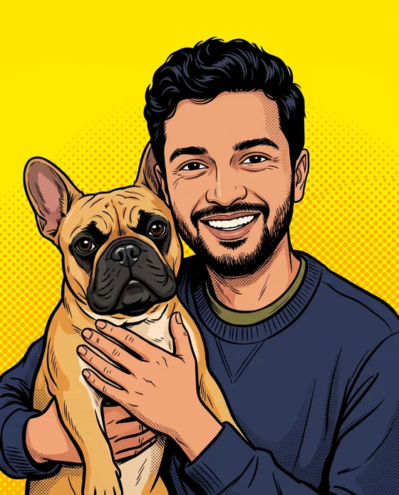 Example of the Pop art style, created with Galapaw