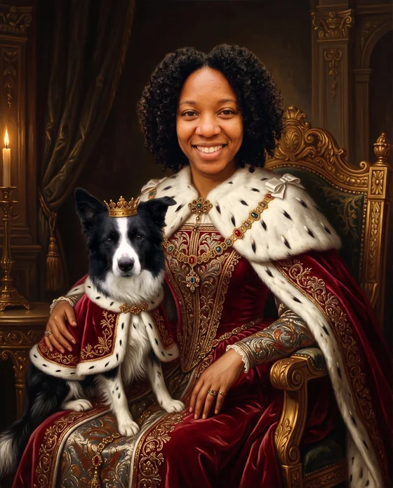 Example of the Royal portrait style, created with Galapaw